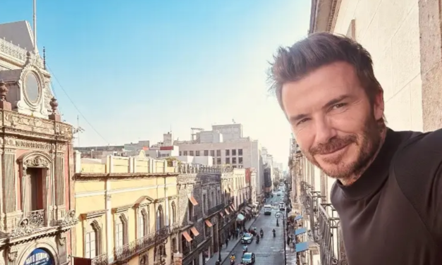 ¡David Beckham de visita en México!