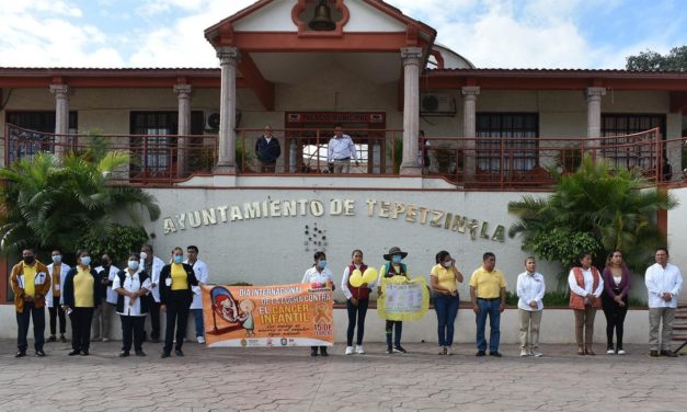 CONMEMORAN EL DIA INTERNACIONAL DEL CANCER INFANTIL EN TEPETZINTLA