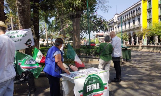 FRENAA realiza a nivel nacional encuesta ciudadana real sobre aceptación o no del trabajo de AMLO