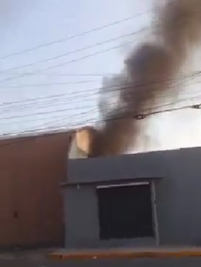 INCENDIO EN RECICLADORA EN BRUNO PAGLIAI (VIDEO)