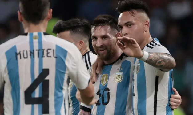 Argentina humilla a Curazao con un Messi en plan brutal