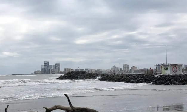 Cielo nublado y lluvias, ya pronostican otro evento de norte en Veracruz