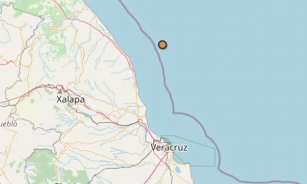 Reportan sismo en Cardel, Veracruz