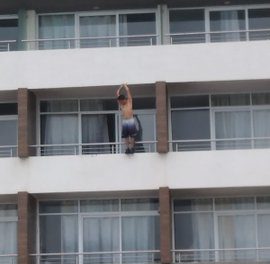 Sujeto se suicida tras aventarse de la habitación de un hotel en Boca del Río