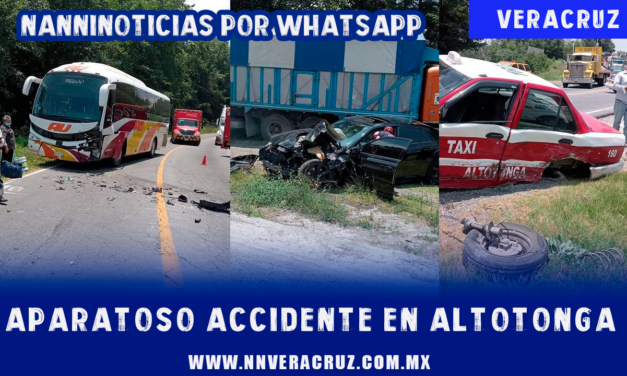 APARATOSO ACCIDENTE EN ALTOTONGA