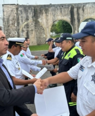 Concluyen elementos de la Policía Municipal capacitación sobre Justicia Cívica