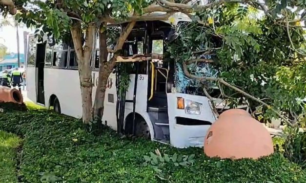 🚌CHOCA AUTOBUS «METRO» CONTRA TAXI; CINCO LESIONADOS