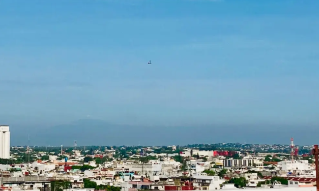 El Pico de Orizaba se ve desde Veracruz