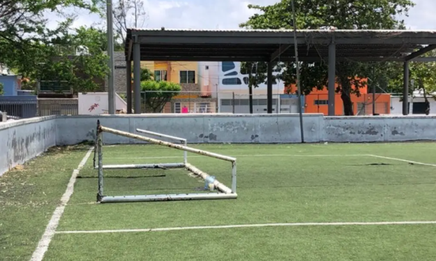 Rehabilitan unidad deportiva dónde murió niña en Boca del Río; para esta fecha estaría lista