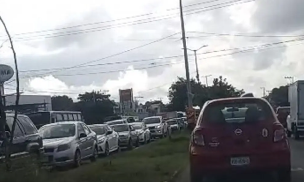 nterrumpen circulación en autopista Cardel-Veracruz y carretera Veracruz Xalapa