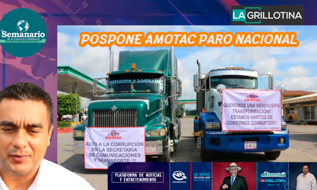 🚚AMOTAC PRORROGA TRES MESES MOVILIZACIÓN NACIONAL