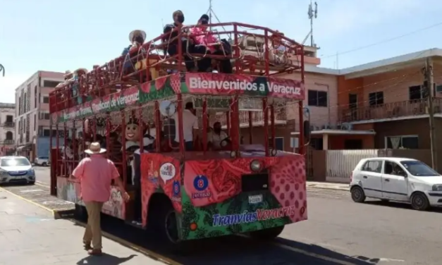 Hubo turismo internacional en tranvias de Veracruz; hasta árabes llegaron