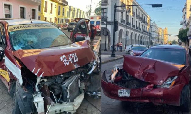 Me salvaron la vida las bolsas de aire: taxista herido tras choque