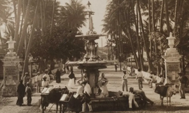 ¿Recuerdas la Fuente de las Sirenas que estuvo en el parque Zamora de Veracruz?