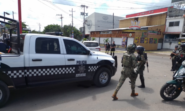 VERACRUZ: Balacera entre policías civiles, deja dos personas detenidas