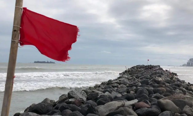 Habrá bandera roja en playas por norte en Veracruz