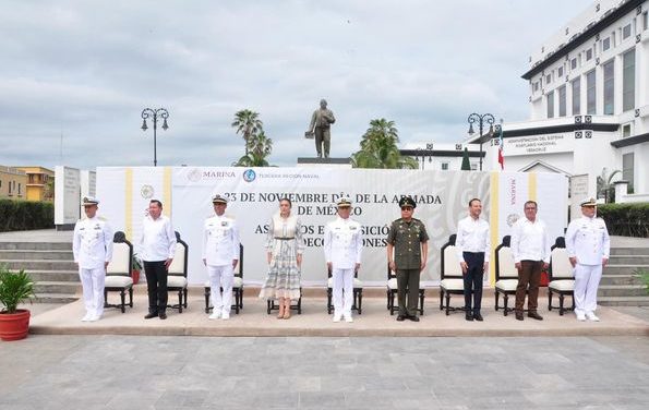 LA TERCERA REGIONA NAVAL CONMEMORA EL 23 DE NOVIEMBRE «DIA DE LA ARMADA DE MEXICO»