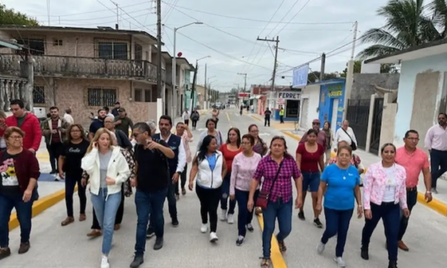 Con 15 mdp, se repavimentó con concreto hidráulico esta avenida de Veracruz