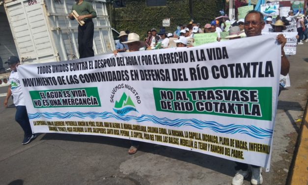 👉RECHAZAN ACUEDUCTO DEL RIO COTAXTLA A VERACRUZ