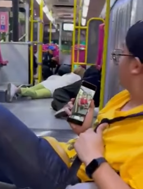 BALACERA EN METROBUS LINEA 6 ESTACIÓN FERROCARRILES NACIONAL (VIDEO)