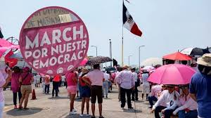 MARCHA ROSA EN VERACRUZ Y BOCA DEL RIO