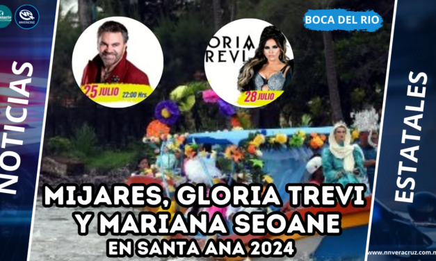 MIJARES, GLORIA TREVI Y MARIANA SEOANE EN FIESTAS DE SANTA ANA 2024