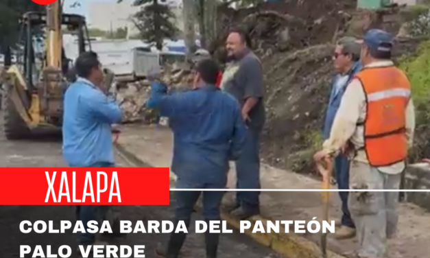 COLAPSA BARDA DEL PANTEÓN PALO VERDE (VIDEO)