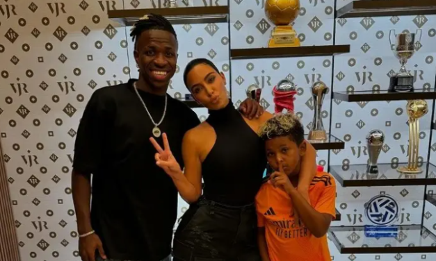 Kim Kardashian visita al Real Madrid y fueron a la casa de Vinicius