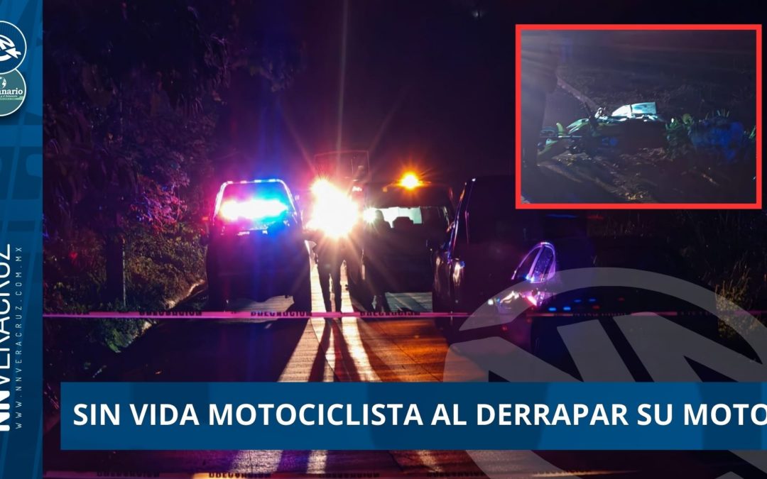 DERRAPA Y MUERE MOTOCICLISTA EN RAFAEL DELGADO