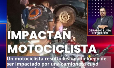 🚙🏍CAMIONETA IMPACTA MOTOCICLISTA Y LO PROYECTA VARIOS METROS EN LA COLONIA CENTRO