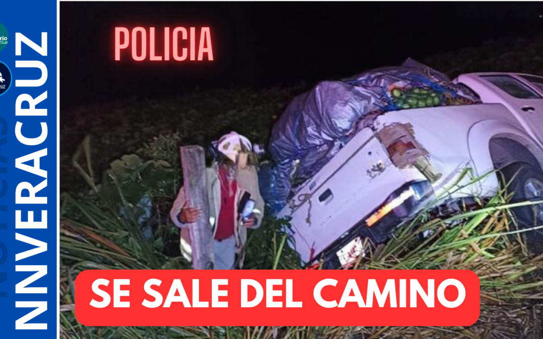 🚙CAMIONETA SE SALE DEL CAMINO