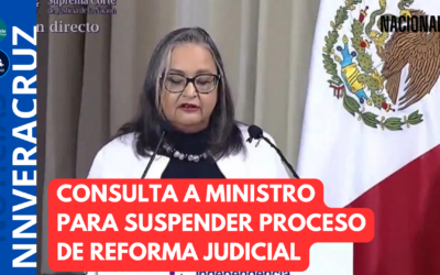 ABRE NORMA PIÑA CONSULTA A MINISTROS SOBRE SI PUEDE ORDENAR SUSPENDER PROCESO DE REFORMA JUDICIAL