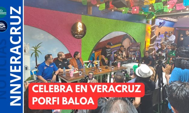 CELEBRO MIS 30 AÑOS EN VERACRUZ PORQUE ES MI SEGUNDA CASA: PORFI BALOA