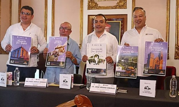 PRESENTAN PROGRAMA TURÍSTICO «CAMINOS DE SAN RAFAEL 2024», SE BUSCA IMPULSAR TURISMO RELIGIOSO