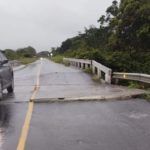 IMÁGENES DE LAS CONDICIONES QUE PRESENTA EL PUENTE POZUELOS EN LA CARRETERA ESTATAL TLALIXCOYAN A LA LAGUNA