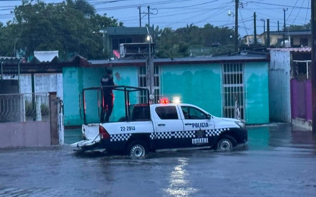 GRAVES INUNDACIONES DEJAN LLUVIAS EN LERDO DE TEJADA (FOTOS)