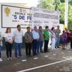 LLEGO LA TRANSFORMACIÓN A TELESECUNDARIA DE PUERTA NUEVA, ALCALDESA DE SAN ANDRES TUXTLA INAGURA DOMO.