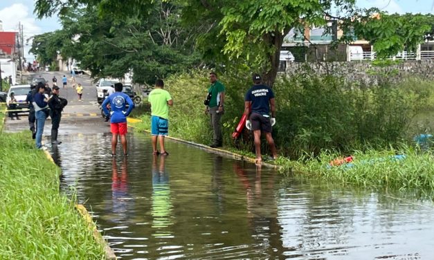 CUERPO SIN VIDA FLOTA EN  LAGUNA «LA ILUSIÓN» DE VERACRUZ PUERTO