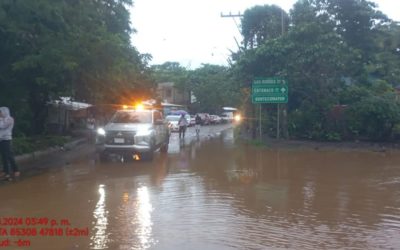 PROTECCIÓN CIVIL RECORRE ZONAS AFECTADAS EN CATEMACO