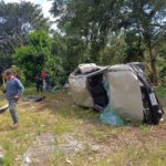 CHOQUE Y VOLCADURA DE UN HERIDO