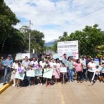 INAUGURA ALCALDESA DE SAN ANDRES TUXTLA 3ra. ETAPA DE PAVIMENTO EN CALLE PRINCIPAL DE FRANCISCO J. MORENO