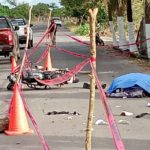 Tras fuerte impacto fallece motociclista en Tlalixcoyan