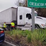 Grave accidente sobre la carretera Veracruz-Xalapa en la carretera  180