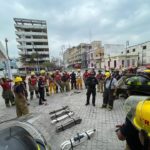 Elementos de Protección Civil Municipal de San Andrés Tuxtla reciben capacitación de la Asociación de Bomberos Latinos.